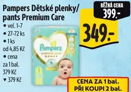 Albert Pampers Dětské plenky/ pants Premium Care nabídka