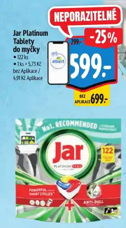 Albert Jar Platinum Tablety do myčky nabídka