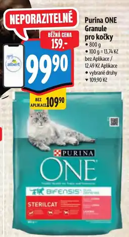 Albert Purina ONE Granule pro kočky nabídka