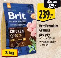 Albert Brit Premium Granule pro psy nabídka