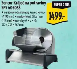Albert Sencor Kráječ na potraviny SFS 4050SS nabídka