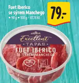 Albert Fuet Iberico se sýrem Manchego nabídka