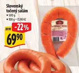 Albert Slovenský točený salám nabídka