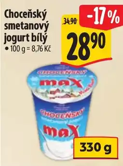 Albert Choceňský smetanový jogurt bílý nabídka