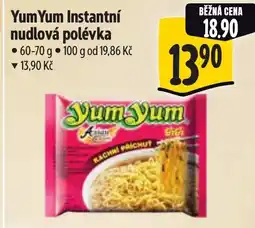 Albert Yum Yum Instantní nudlová polévka nabídka