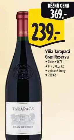 Albert Viña Tarapacá Gran Reserva nabídka
