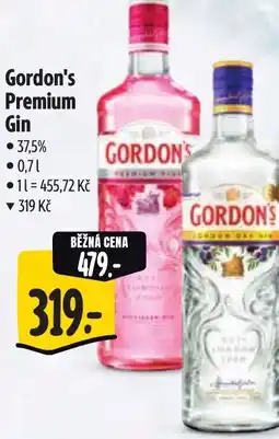 Albert Gordon's Premium Gin nabídka