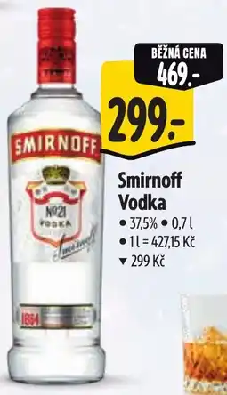 Albert Smirnoff Vodka nabídka