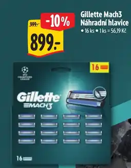 Albert Gillette Mach3 Náhradní hlavice nabídka