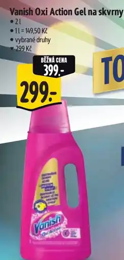 Albert Vanish Oxi Action Gel na skvrny nabídka