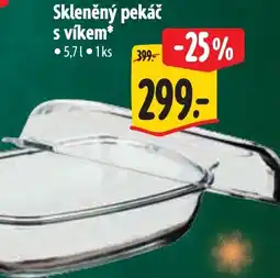 Albert Skleněný pekáč s víkem nabídka