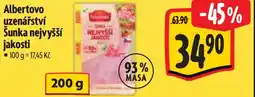 Albert Albertovo uzenářství Šunka nejvyšší jakosti nabídka