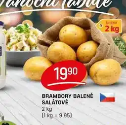 Flop BRAMBORY BALENÉ SALÁTOVÉ 2 kg nabídka