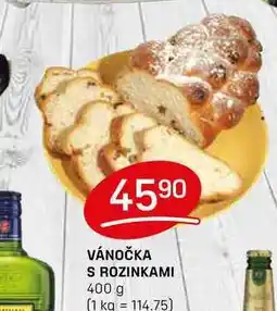 Flop VÁNOČKA S ROZINKAMI 400 g nabídka