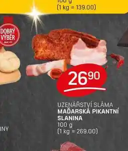 Flop MAĎARSKÁ PIKANTNÍ SLANINA 100 g nabídka