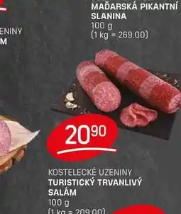 Flop TURISTICKÝ TRVANLIVÝ SALÁM 100 g nabídka