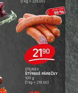 Flop ŠTÝRSKÉ PÁREČKY 100 g nabídka