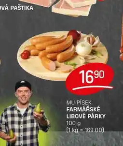 Flop FARMÁŘSKÉ LIBOVÉ PÁRKY 100 g nabídka