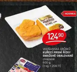 Flop KUŘECÍ PRSNÍ ŘÍZKY SMAŽENÉ OBALOVANÉ chlazené 600 g nabídka