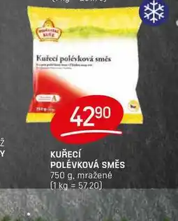 Flop KUŘECÍ POLÉVKOVÁ SMĚS 750 g, mražené nabídka