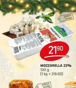 Flop MOZZARELLA 22% 100 g nabídka