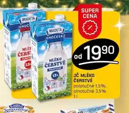 Flop JČ MLÉKO ČERSTVÉ polotučné 1,5% 1l nabídka