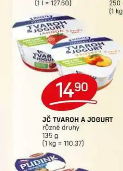 Flop JČ TVAROH A JOGURT různé druhy 135 g nabídka