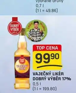 Flop VAJEČNÝ LIKÉR DOBRÝ VÝBĚR 17% 0,5l nabídka