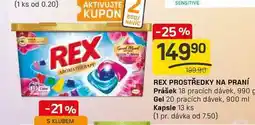 Flop REX PROSTŘEDKY NA PRANÍ Prášek 18 pracích dávek nabídka