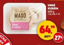 Penny Market Vinná klobása nabídka