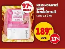 Penny Market Maso moravské uzené řezníkův talíř nabídka
