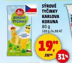 Penny Market Syrove tyčinky karlova koruna nabídka