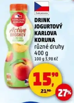 Penny Market Drink jogurtový karlova koruna nabídka
