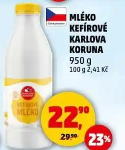 Penny Market Mléko kefírové karlova koruna nabídka