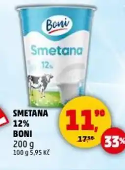 Penny Market Smetana 12% boni nabídka