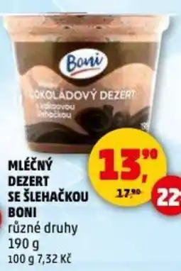 Penny Market Mléčný dezert se šlehačkou boni nabídka