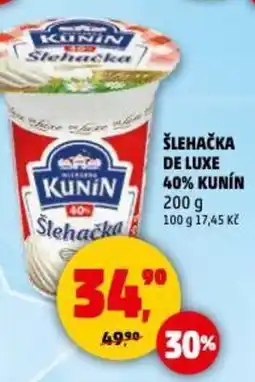 Penny Market Šlehačka de luxe 40% kunín nabídka