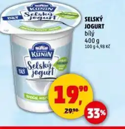 Penny Market Selský jogurt bílý nabídka