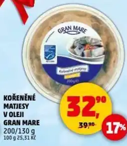 Penny Market Kořeněné matjesy v oleji gran mare nabídka