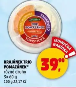 Penny Market Krajánek trio pomazánek nabídka
