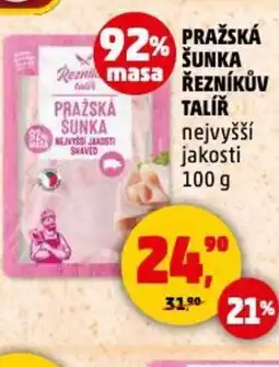 Penny Market Pražská šunka řezníkův talíř nabídka