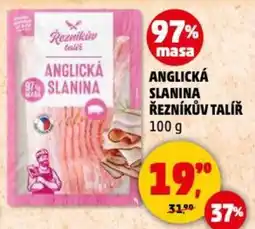 Penny Market Anglická slanina řezníkův talíř nabídka