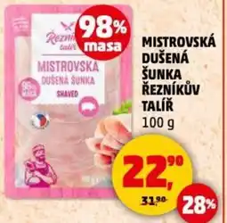 Penny Market Mistrovská dušená šunka řezníkův talíř nabídka