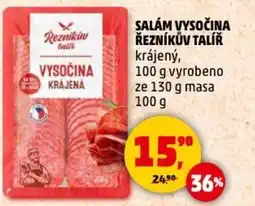 Penny Market Salám vysočina řezníkův talíř nabídka