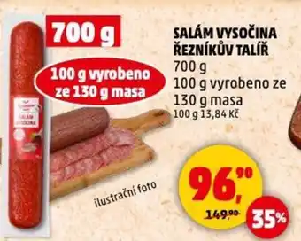 Penny Market Salám vysočina řezníkův talíř nabídka