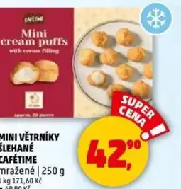Penny Market Mini větrníky šlehané cafétime mražené nabídka