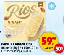 Penny Market Zmrzlina gigant rios nabídka