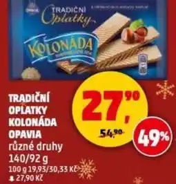Penny Market Tradiční oplatky kolonáda opavia nabídka