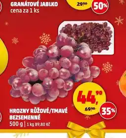 Penny Market Hrozny tmavé bezsemenné nabídka