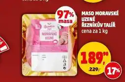 Penny Market Maso moravské uzené nabídka